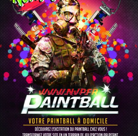 Flyer Location paintball à domicile