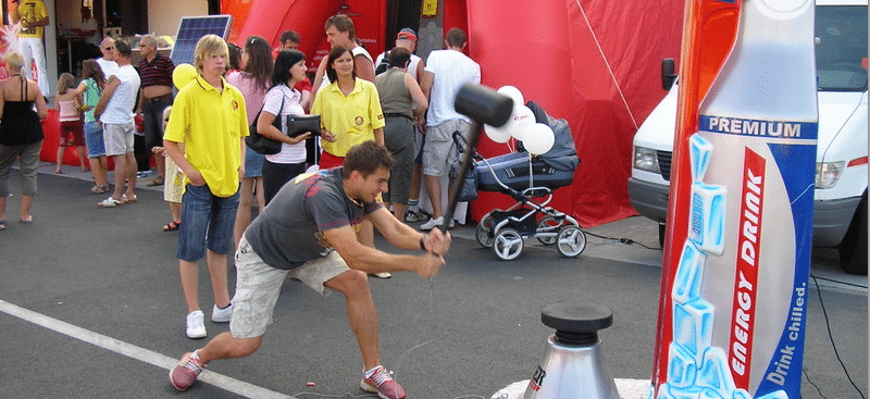 Jeu fete foraine mailloche