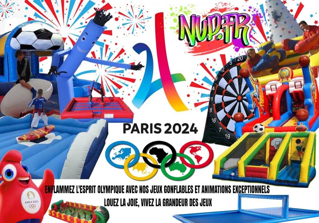 Animations et jeux gonflables jeux olympiques 2024